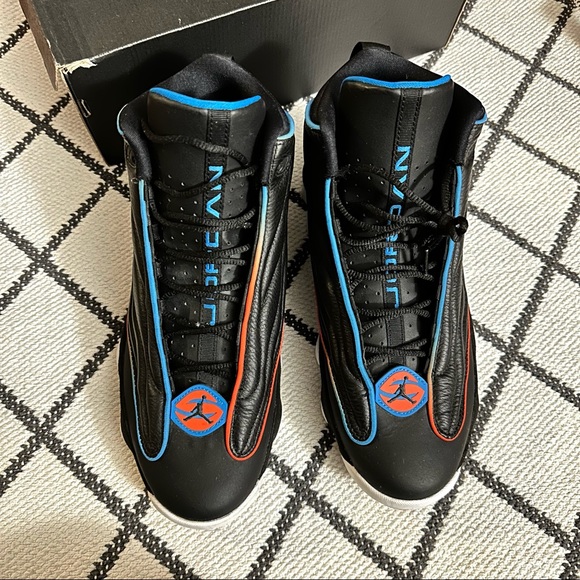jordan pro strong black orange blue 12 - Picture 2 of 13
